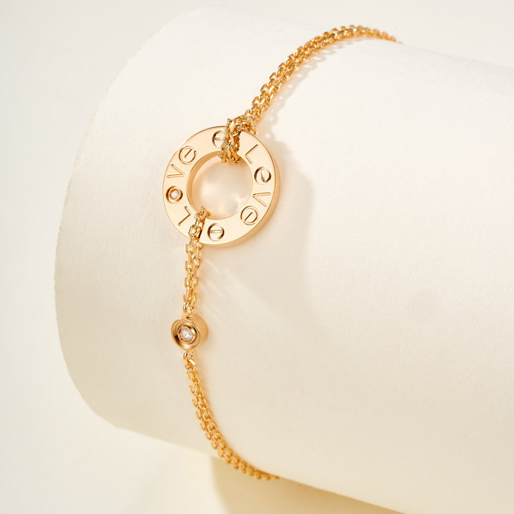 [⭐Luxery]LOVE BRACELET 2 DIAMOND