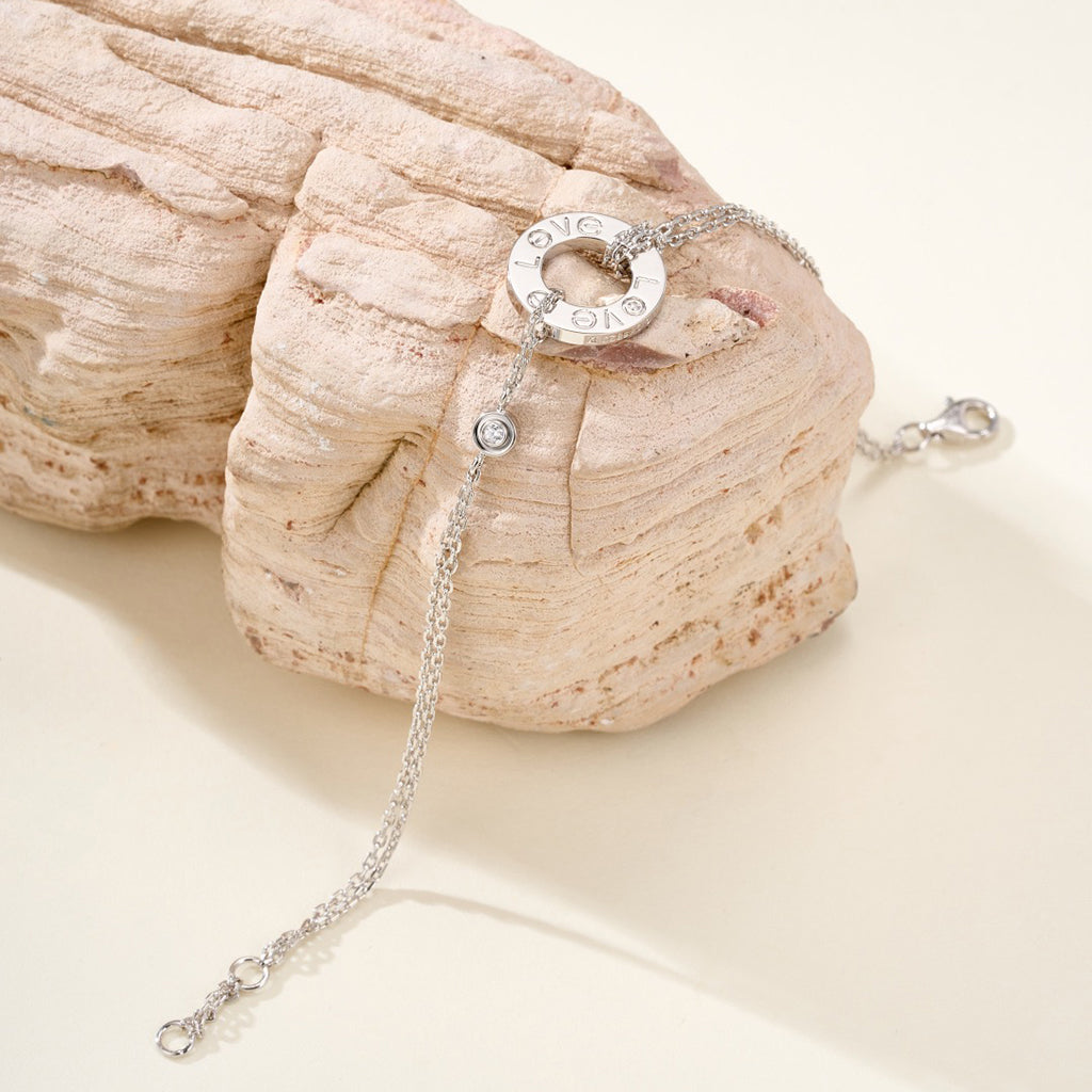 [⭐Luxery]LOVE BRACELET 2 DIAMOND