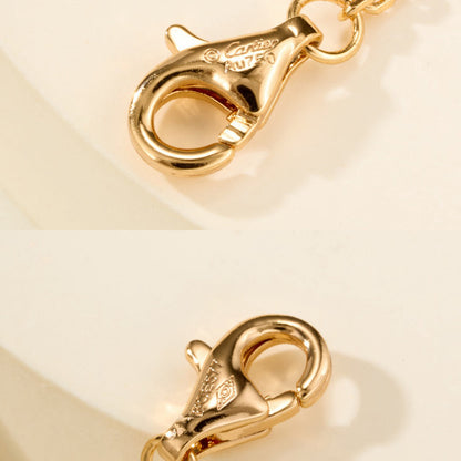 [⭐Luxery]LOVE DOUBLE RING FULL DIAMOND BRACELET