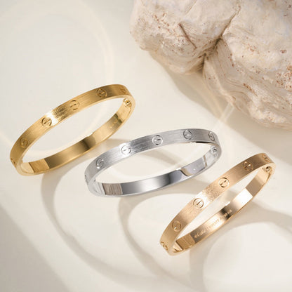 [⭐Luxery]LOVE BRACELET 6.1MM BRUSHED