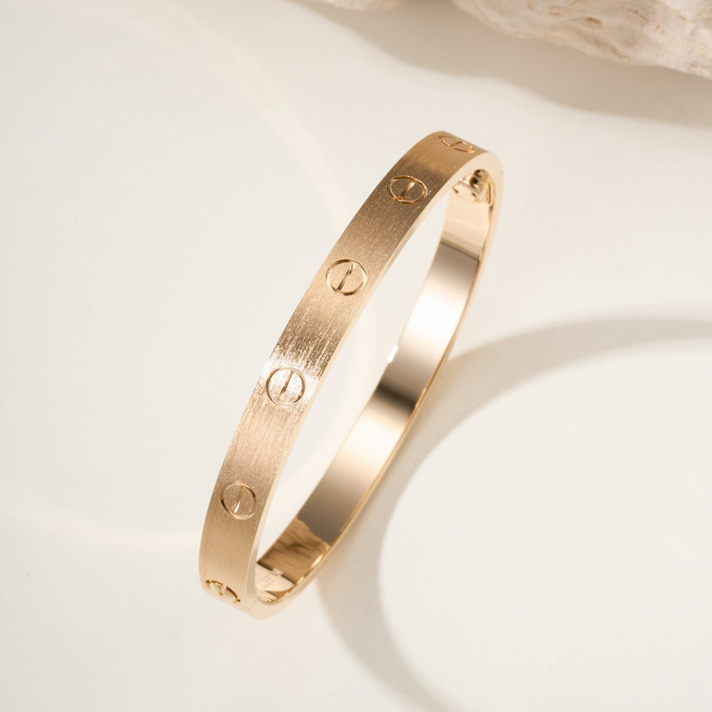[⭐Luxery]LOVE BRACELET 6.1MM BRUSHED
