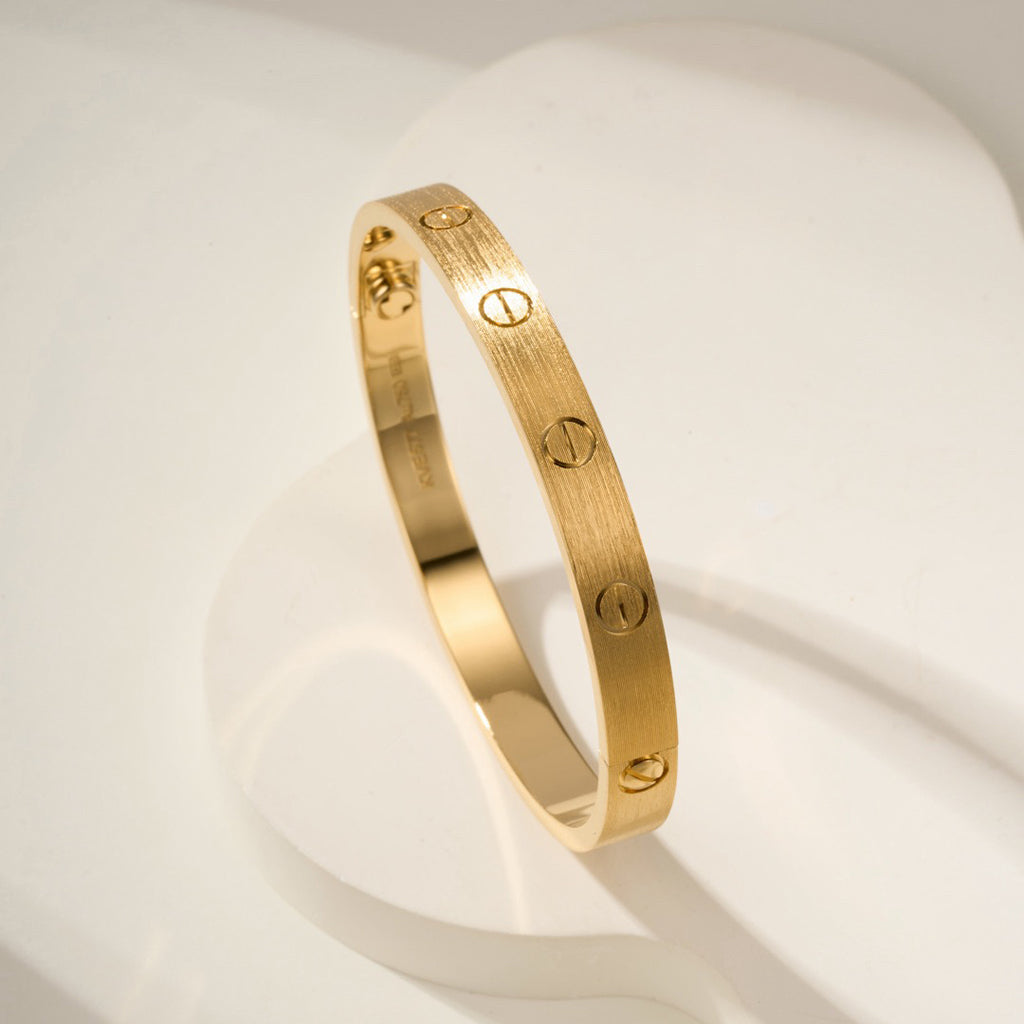 [⭐Luxery]LOVE BRACELET 6.1MM BRUSHED