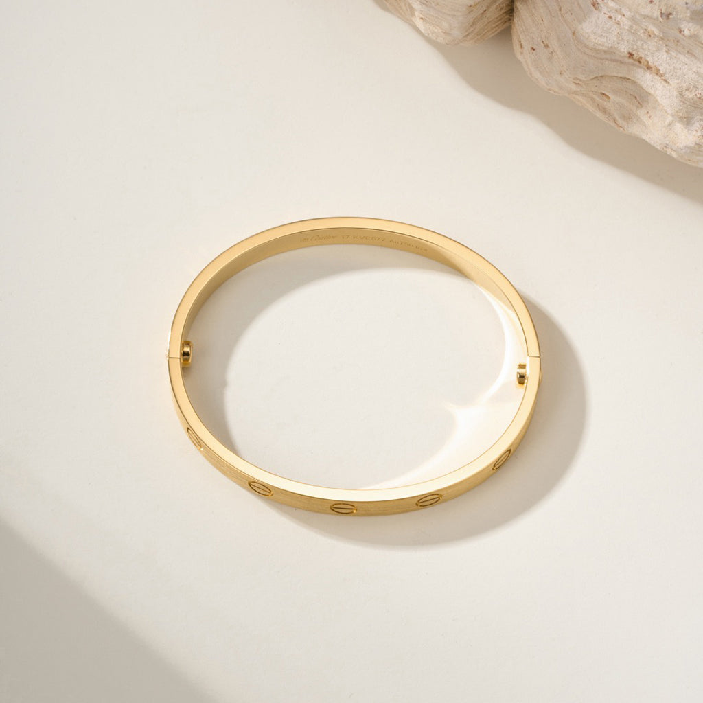 [⭐Luxery]LOVE BRACELET 6.1MM BRUSHED