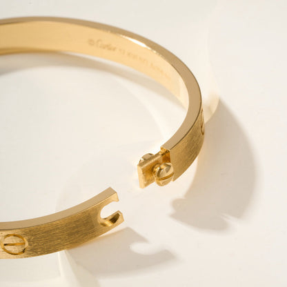 [⭐Luxery]LOVE BRACELET 6.1MM BRUSHED