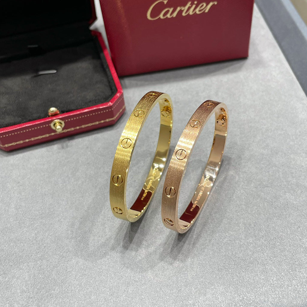 [⭐Luxery]LOVE BRACELET 6.1MM BRUSHED