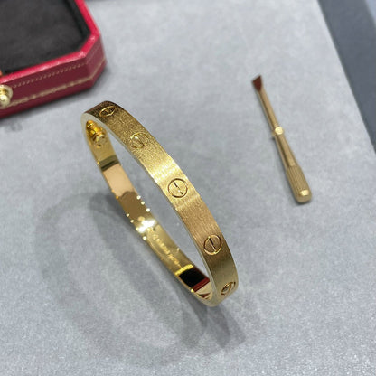 [⭐Luxery]LOVE BRACELET 6.1MM BRUSHED