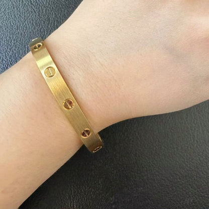 [⭐Luxery]LOVE BRACELET 6.1MM BRUSHED