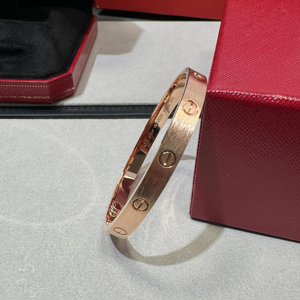 [⭐Luxery]LOVE BRACELET 6.1MM BRUSHED