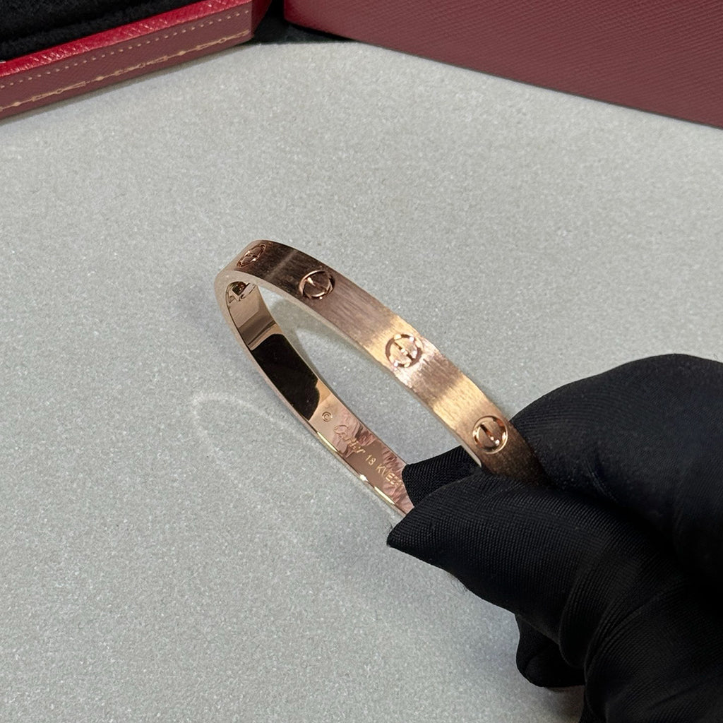 [⭐Luxery]LOVE BRACELET 6.1MM BRUSHED