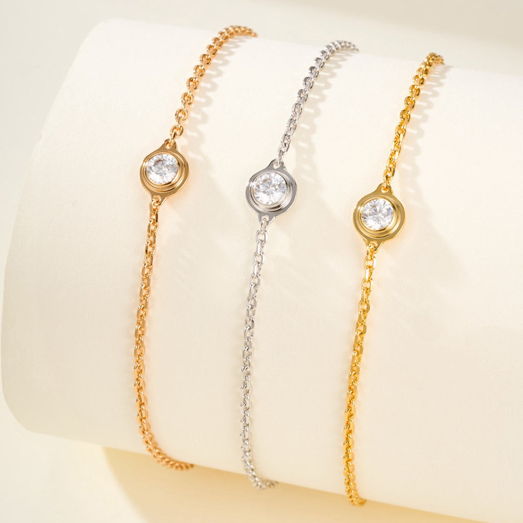 [⭐Luxery]DAMOUR BRACELET 1 DIAMOND