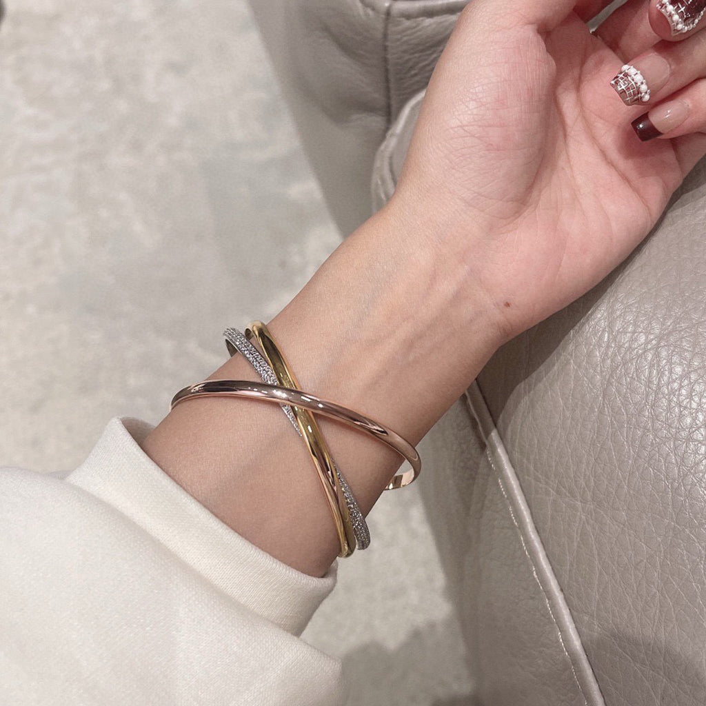 [⭐Luxery]TRINITY 2.8MM SMALL BRACELET