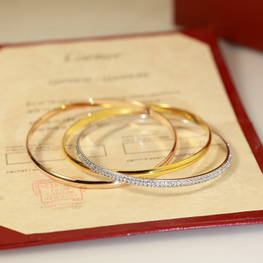 [⭐Luxery]TRINITY 2.8MM SMALL BRACELET