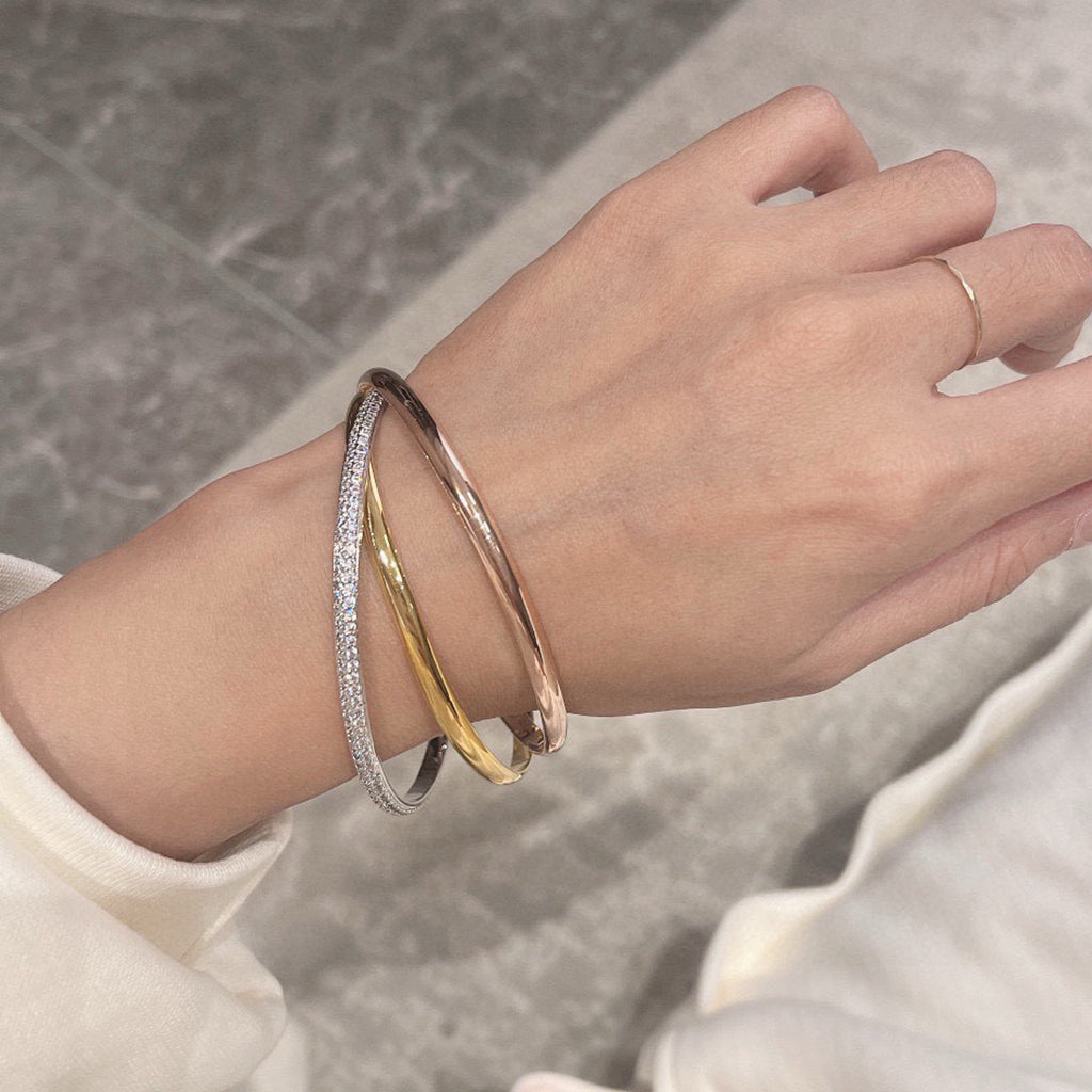 [⭐Luxery]TRINITY 2.8MM SMALL BRACELET