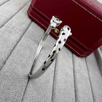 [⭐Luxery]PANTHERE DOUBLE HEADED OPEN BRACELET