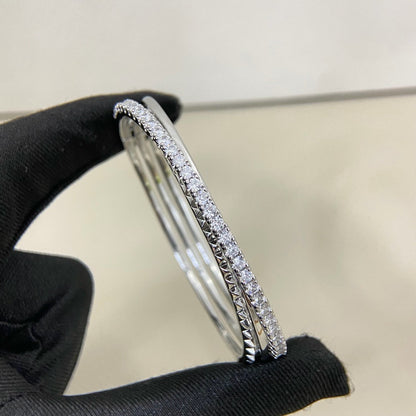 [⭐Luxery]ETINCELLE HALF-PAVED DIAMOND BRACELET