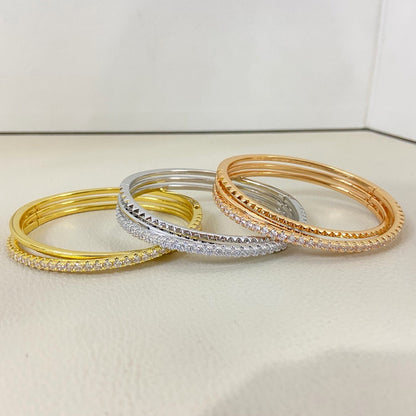 [⭐Luxery]ETINCELLE HALF-PAVED DIAMOND BRACELET