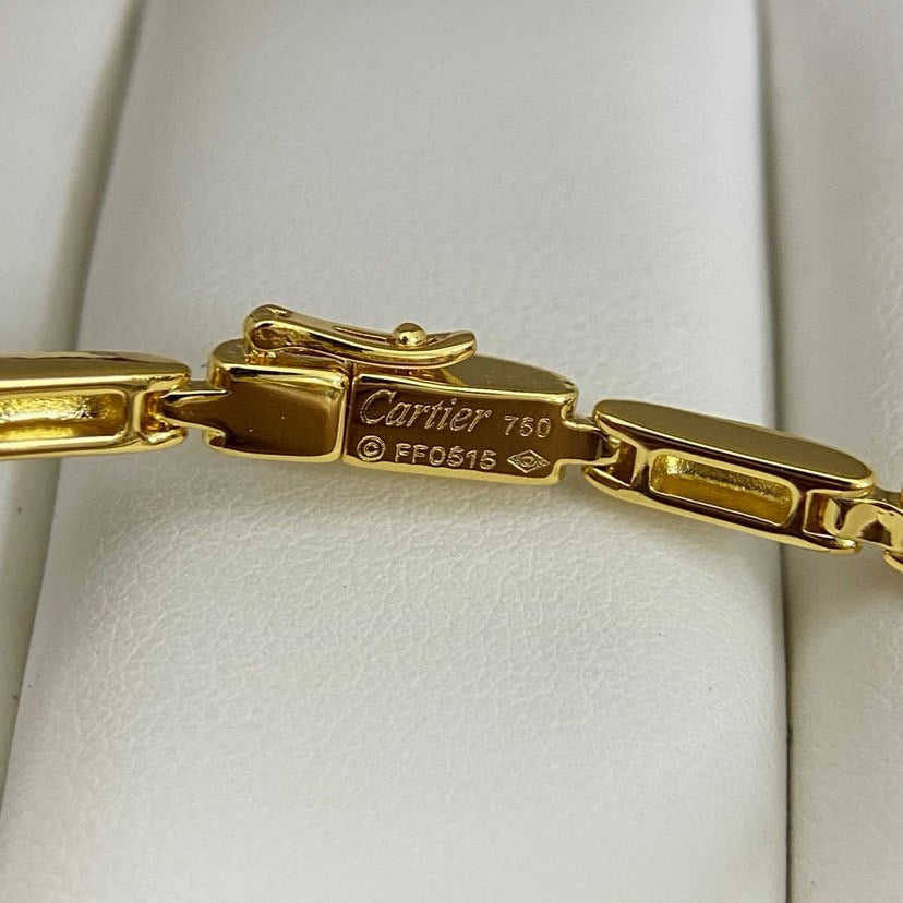 [⭐Luxery]PANTHERE HALF DIAMOND ON CHAIN BRACELET