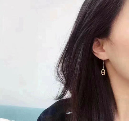 [⭐Luxery]CHAINE TASSEL EARRINGS