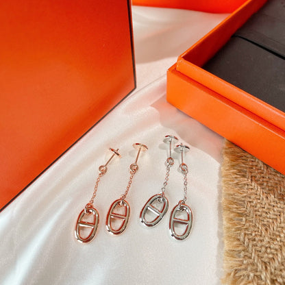 [⭐Luxery]CHAINE TASSEL EARRINGS