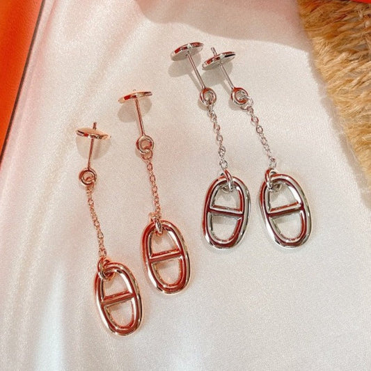 [⭐Luxery]CHAINE TASSEL EARRINGS