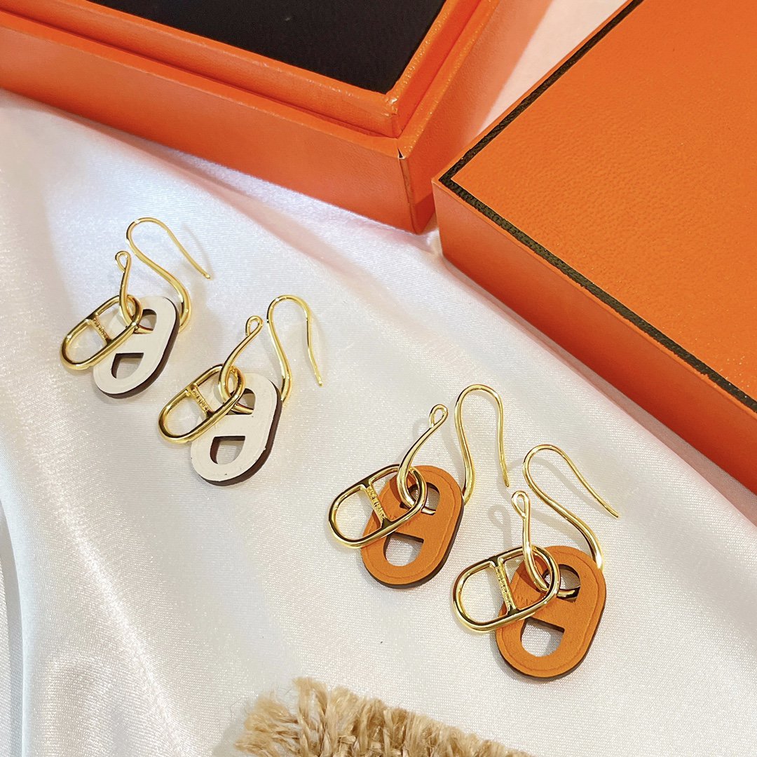 [⭐Luxery]HM O'MAILLON GOLD EARRINGS