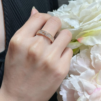 [⭐Luxery]KELLY PINK GOLD DIAMOND RING