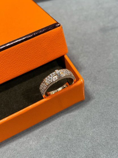 [⭐Luxery]KELLY PINK GOLD DIAMOND RING