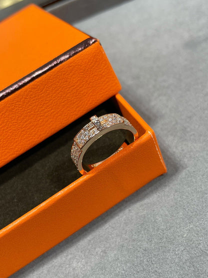 [⭐Luxery]KELLY PINK GOLD DIAMOND RING