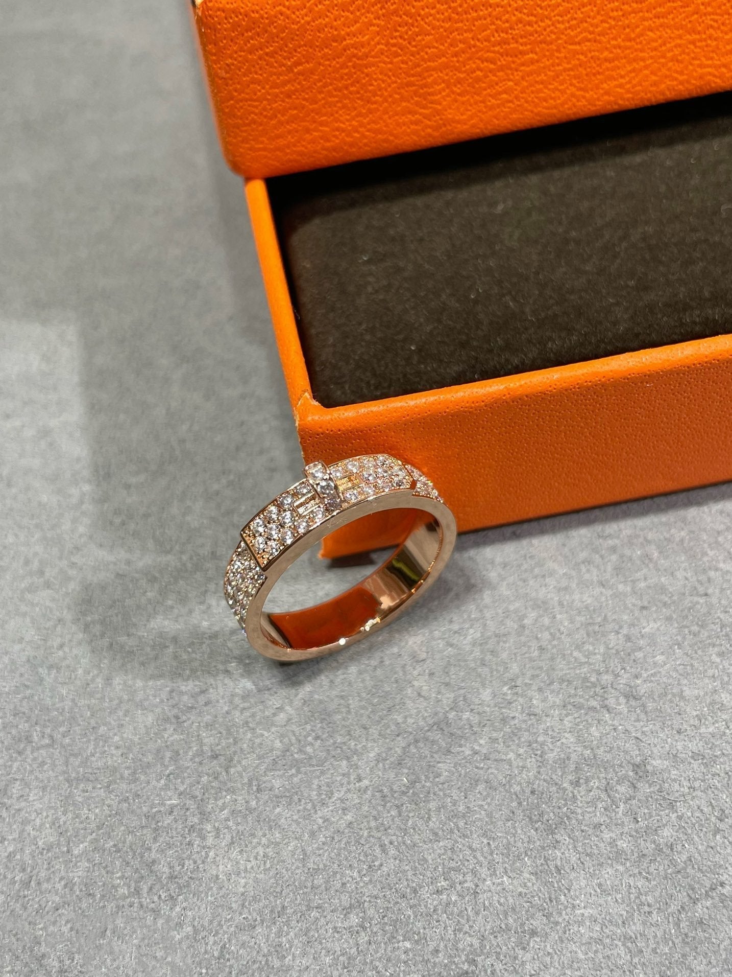 [⭐Luxery]KELLY PINK GOLD DIAMOND RING