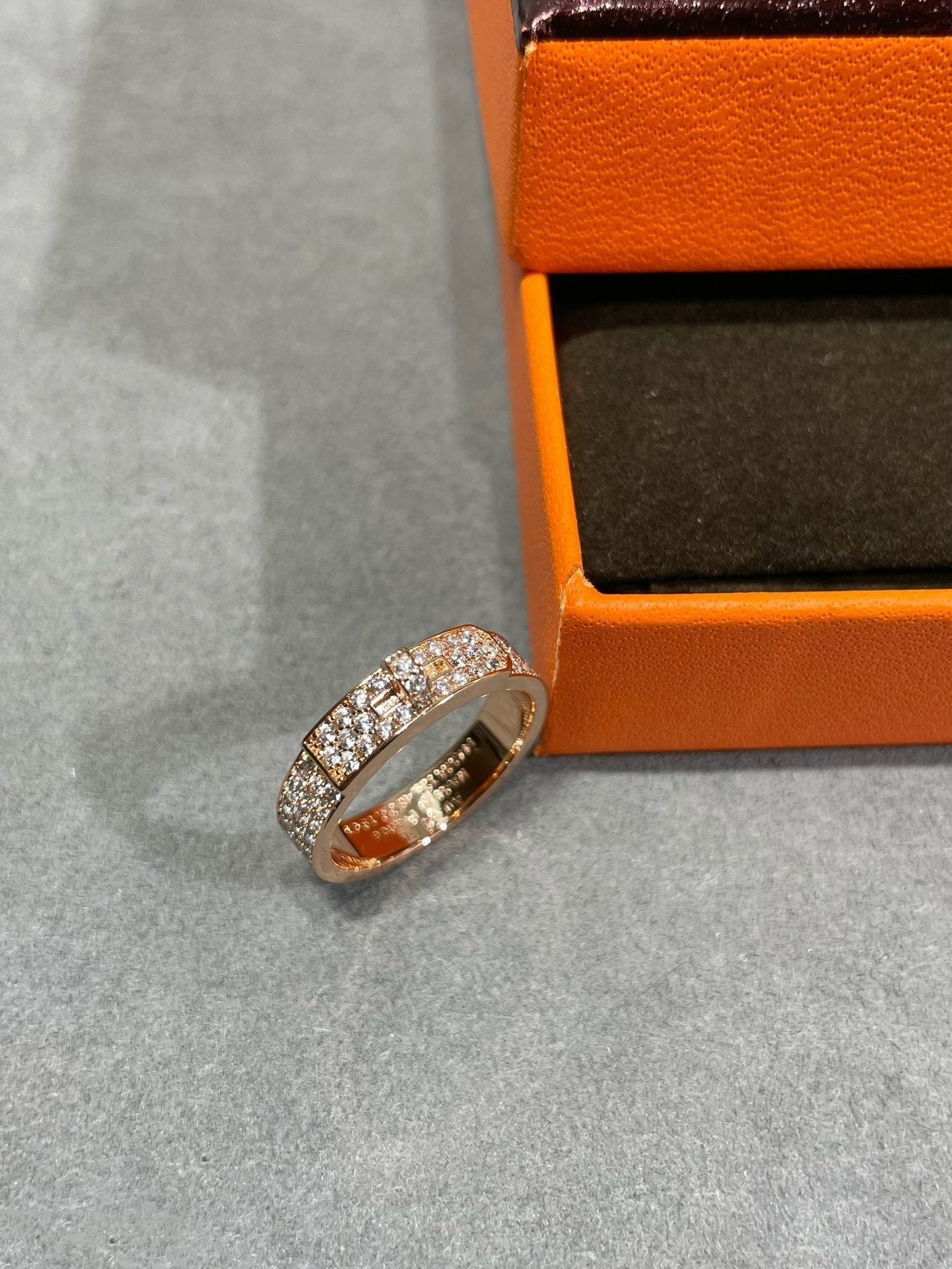 [⭐Luxery]KELLY PINK GOLD DIAMOND RING