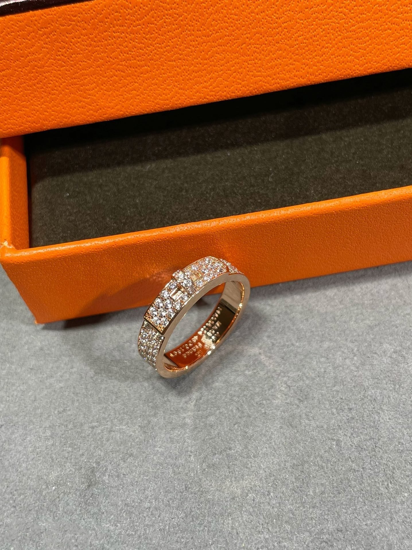 [⭐Luxery]KELLY PINK GOLD DIAMOND RING