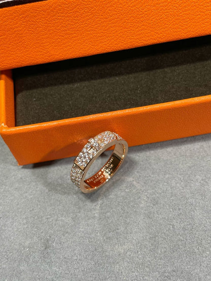 [⭐Luxery]KELLY PINK GOLD DIAMOND RING