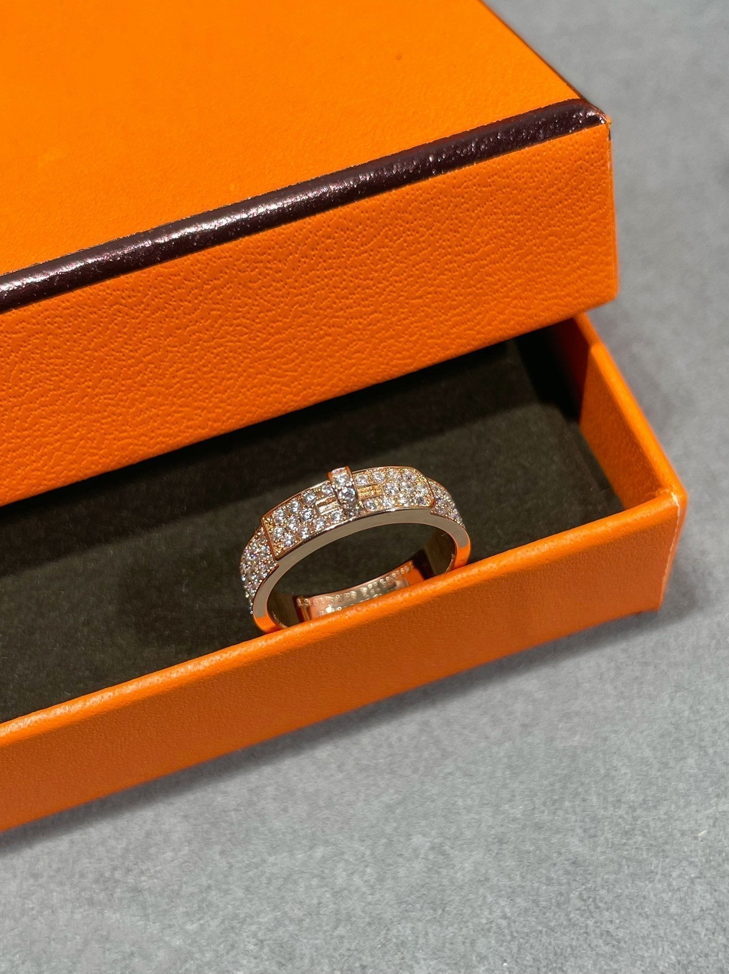 [⭐Luxery]KELLY PINK GOLD DIAMOND RING