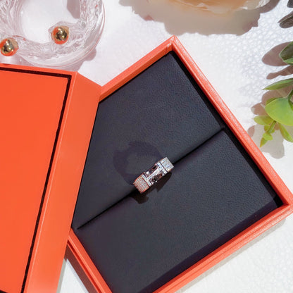 [⭐Luxery]H RING FULL DIAMOND