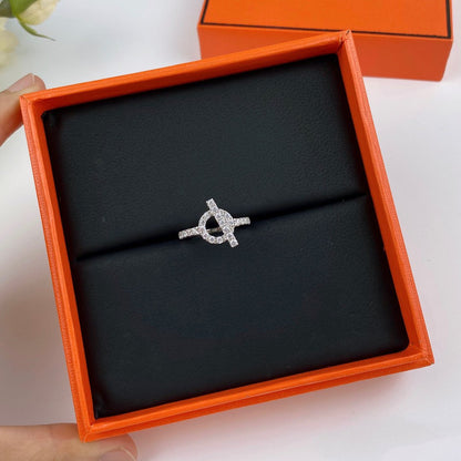 [⭐Luxery]ECHAPPEE RING SILVER DIAMOND
