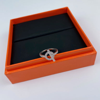 [⭐Luxery]ECHAPPEE RING SILVER DIAMOND
