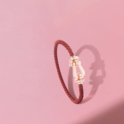 [⭐Luxery]FORCE 10 HALF DIAMOND PINK GOLD RED CORDERI LARGE AND MEDIUM MODEL