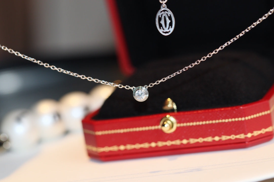 [⭐Luxery]DAMOUR DIAMOND NECKLACE