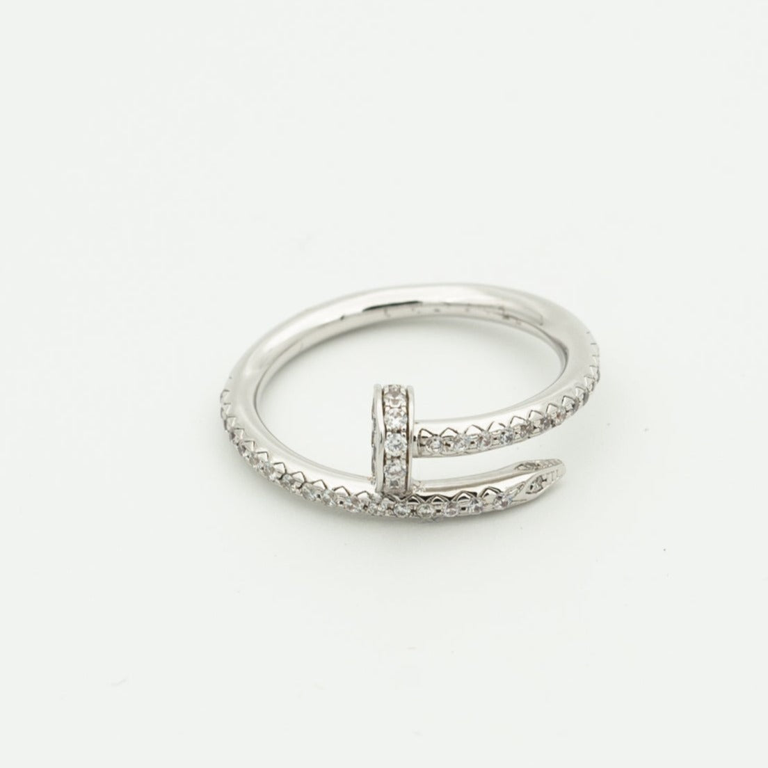 [⭐Luxery]JUSTE RING 1.8MM SILVER DIAMONDS