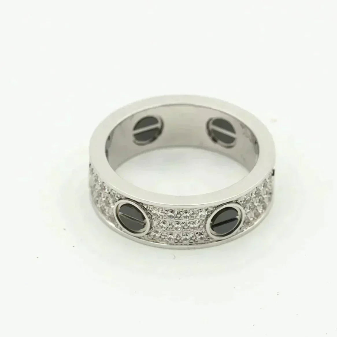[⭐Luxery]LOVE RING 5.5MM DIAMONDS PAVED CERAMIC