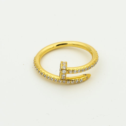 [⭐Luxery]JUSTE RING 1.8MM GOLD DIAMONDS