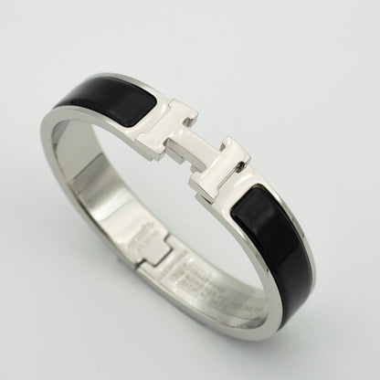[⭐Luxery]H BLACK BRACELET