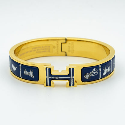 [⭐Luxery]H BRACELET BLUE CERAMIC