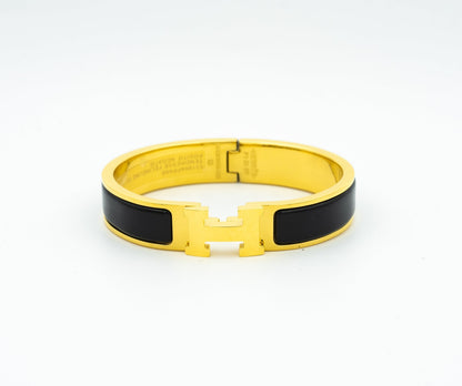 [⭐Luxery]H BLACK BRACELET