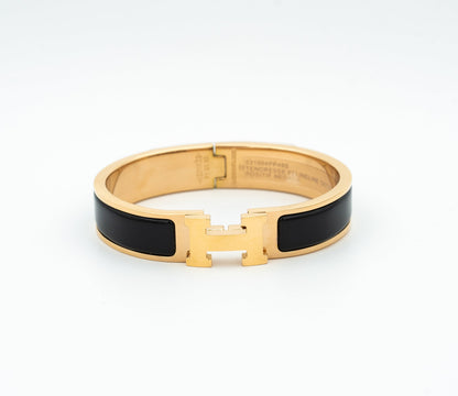 [⭐Luxery]H BLACK BRACELET