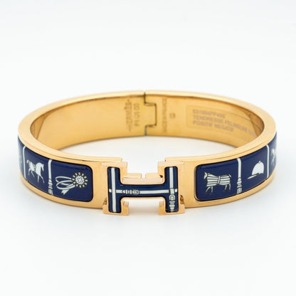 [⭐Luxery]H BRACELET BLUE CERAMIC