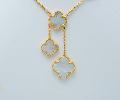 [⭐Luxery]CLOVER MOTHER OF PEARL NECKLACE 6 MOTIF