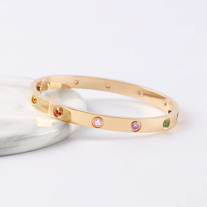 [⭐Luxery] 2026 RAINBOW LOVE BRACELET 6.1MM  10 DIAMONDS