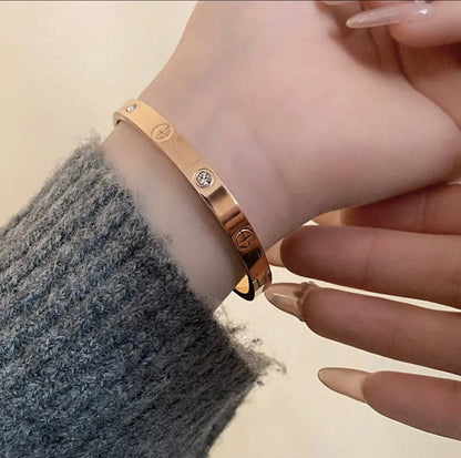 [⭐Luxery] 2026 RAINBOW LOVE BRACELET 6.1MM  10 DIAMONDS