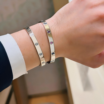 [⭐Luxery] 2026 RAINBOW LOVE BRACELET 6.1MM  10 DIAMONDS